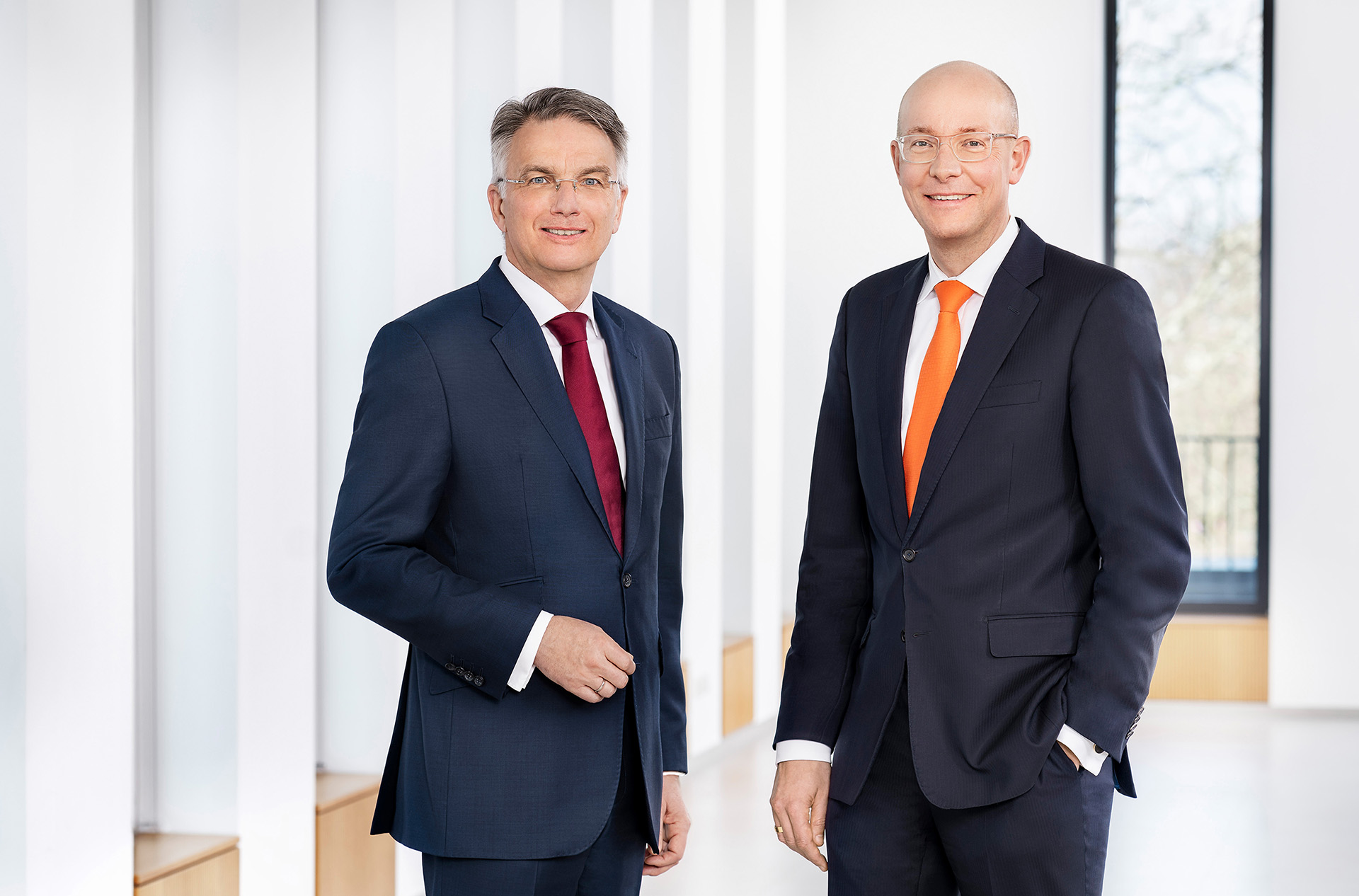 Uwe Fröhlich und Cornelius Riese, Co-Vorstandsvorsitzende der DZ BANK